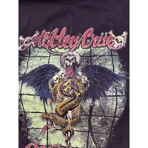 MOTLEY CRUE Dr Feelgood Men's M Black T Shirt 80s Classic Heavy Rock Band